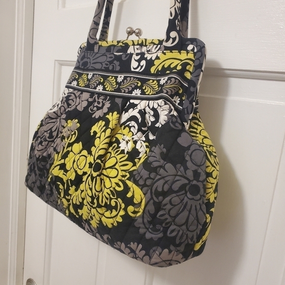EC Vera Bradley Elouise Retired Baroque Kisslock Close Shoulder Bag, Colorful - Picture 2 of 9